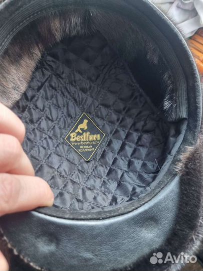 Меховая мужская кепка