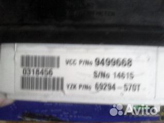 Панель приборов Volvo s80