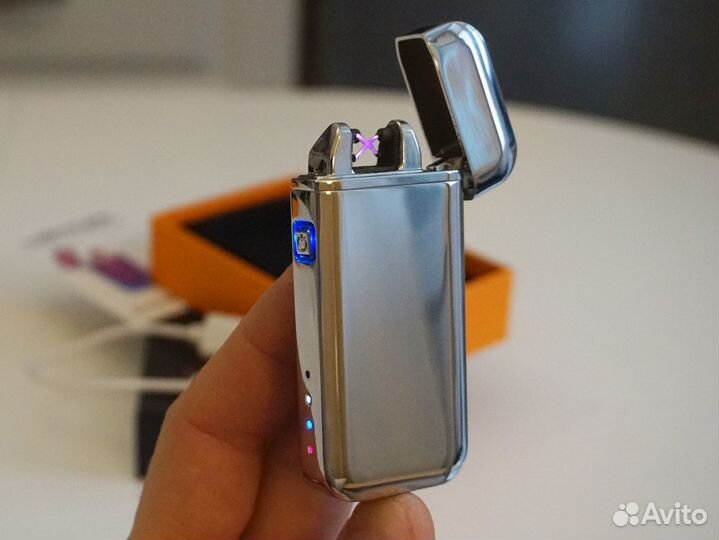 Зажигалка USB с фонарём