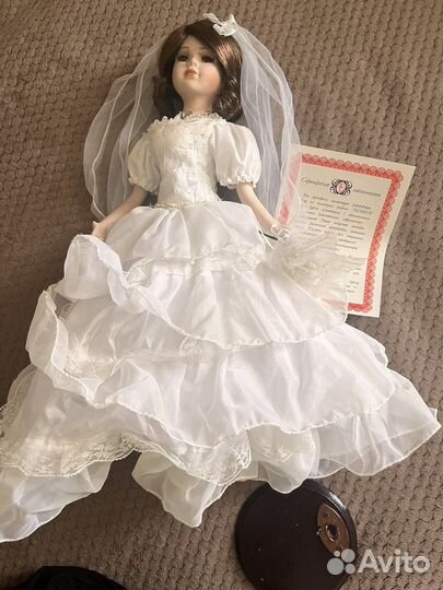 Кукла фарфоровая коллекционная ремеко