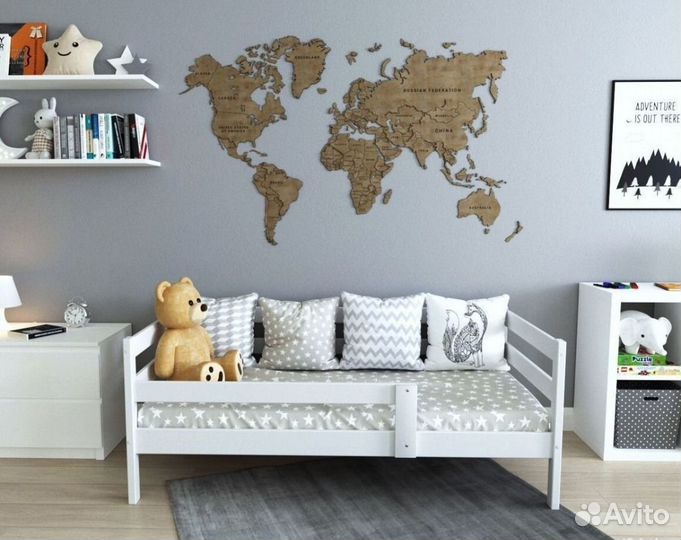 Кровать детская из массива Бука