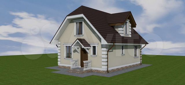 Дом 100 м² на участке 10 сот.