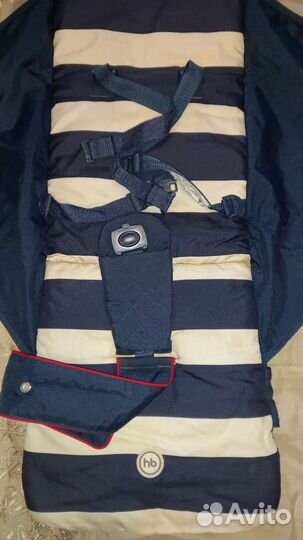 Сидушка от коляски и 5ти точечные ремни