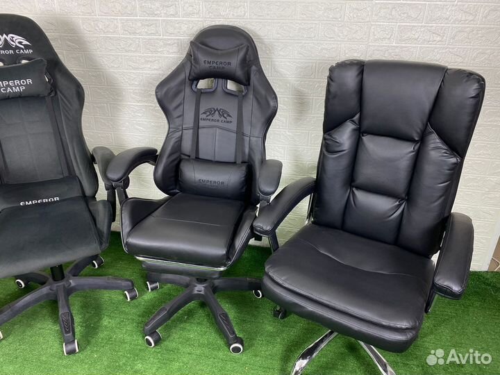 Игровое кресло черное компьютерное кресло