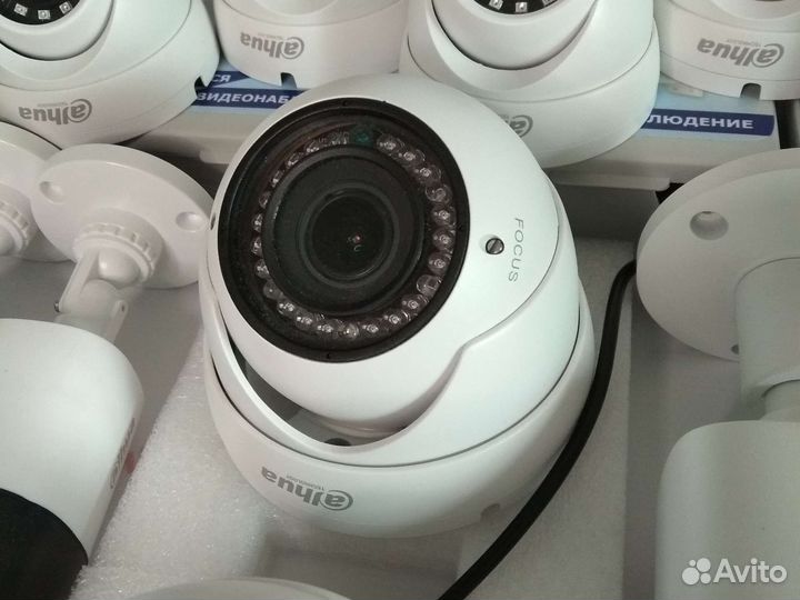 Комплект видеонаблюдения 20 камер IP/CVI microphon