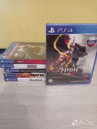 Новые 2 диска nioh и nioh2
