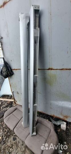 Накладки на пороги toyota mark x