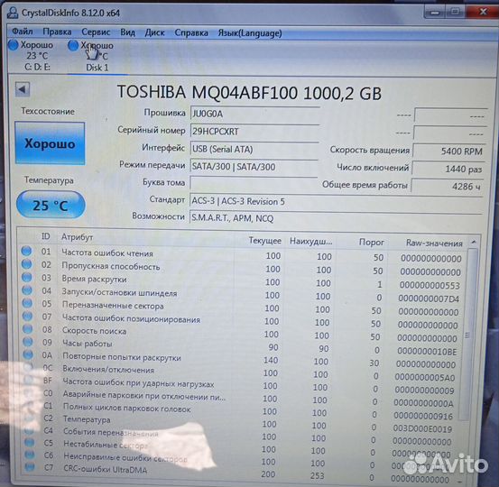 Жесткий диск 1 тб 2.5