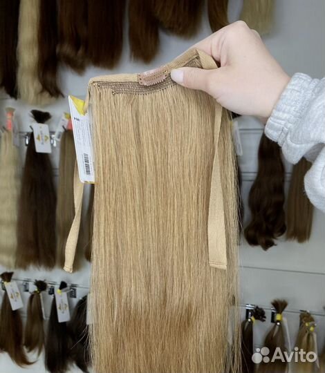 Шиньон натуральный