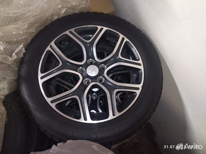 Зимнии колеса на Mitsubishi Outlander r 18 225/55