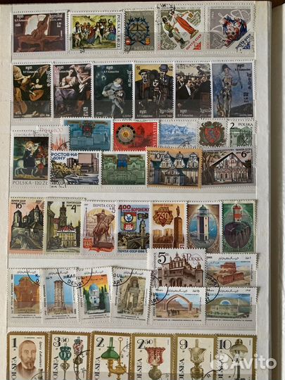 Марки почтовые коллекционные