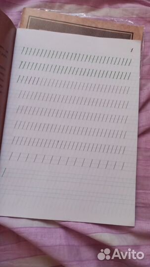 Наводная тетрадь. Прописи