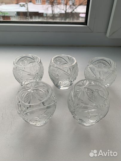 Хрустальные рюмки СССР