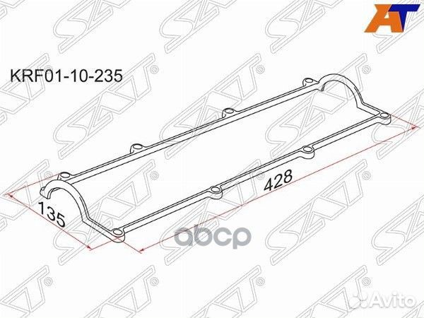 Прокладка клапанной крышки MZ R2, RF KRF01-10-2