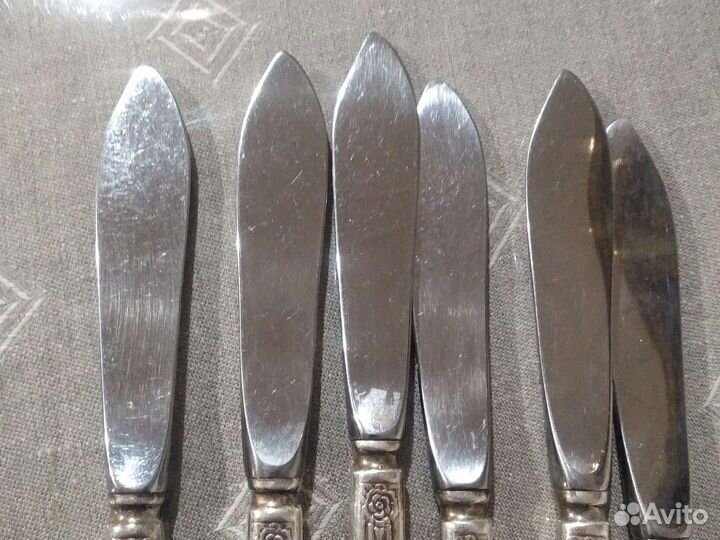 Ножи серебряная роза