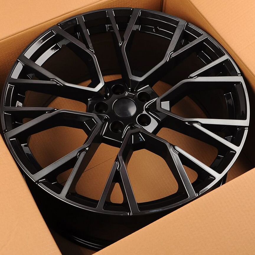Диски для BMW X5(G),X6(G), X7(G) Compitition 809 стиль Powcan BK5769 9.5x22/5x112 D66.6 ET32 BKF bla