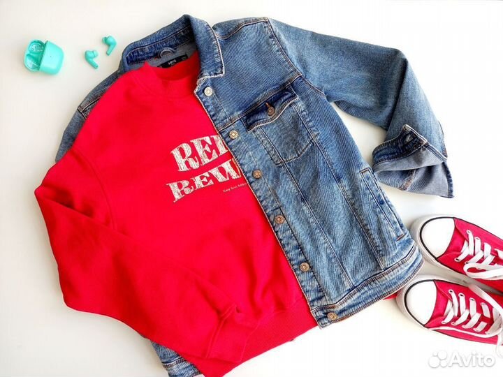 Джинсовка для девочки 152 Mango kids