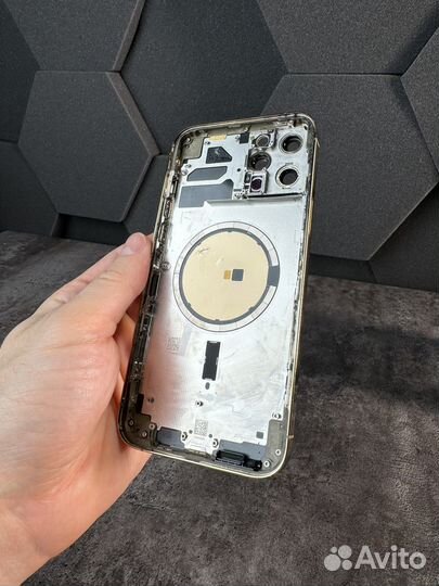 Корпус iPhone 12 Pro Max gold снятый