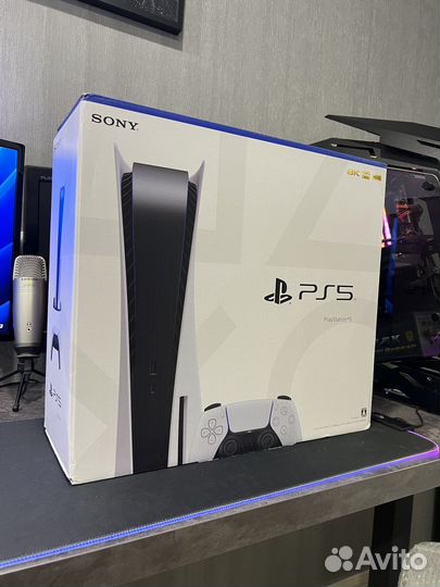 Новая PlayStation 5 с дисководом (500+ игр)