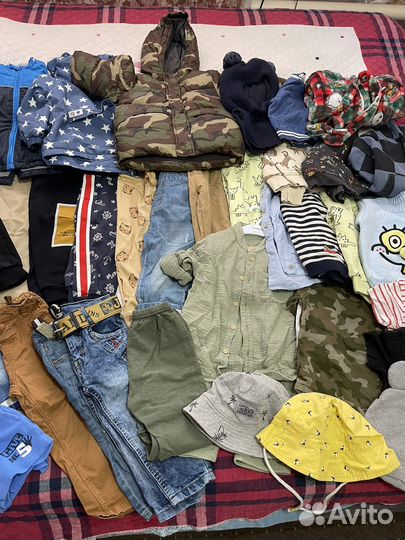 Огромный пакет вещей для мальчика