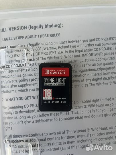 Dying light platinum edition nintendo switch