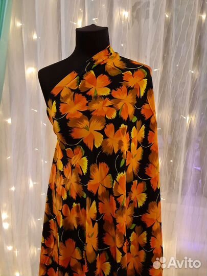 Крепдешин СССР винтаж