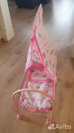 Кроватка детская с балдахином