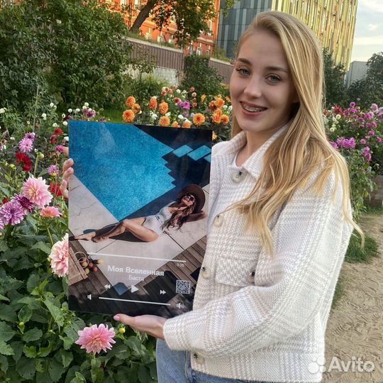 Витраж с фото / Подарок