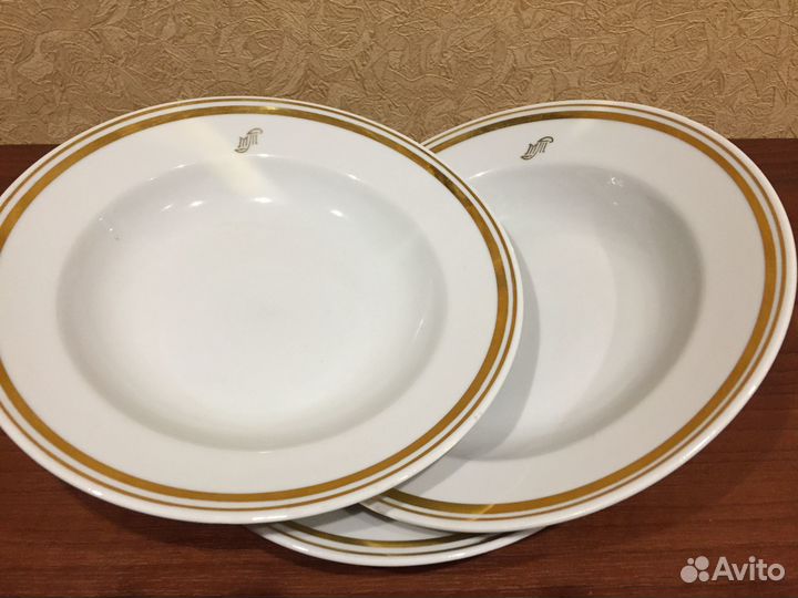 Тарелки глубокие СССР завод Пролетарий 7 штук