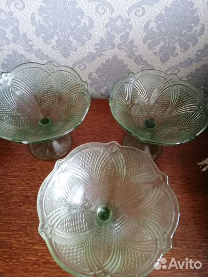 Ваза для фруктов на ножке СССР