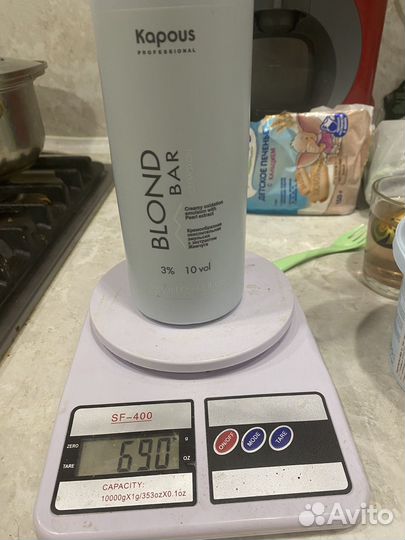 Осветлитель и красный пигмент для волос