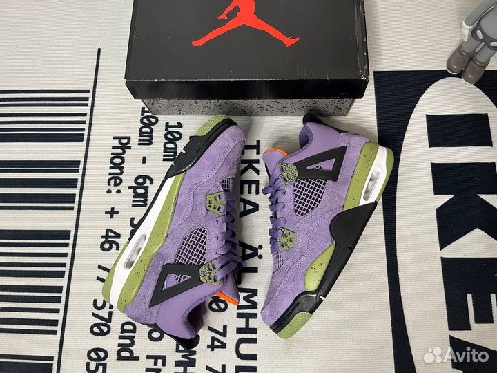 Nike air jordan 4 retro canyon purple