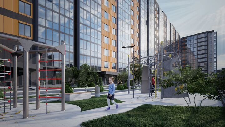 1-к. квартира, 40,3 м², 10/12 эт.