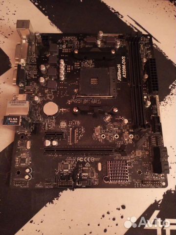 Материнская плата Asrock A320M-DVS купить в Перми | Электроника | Авито