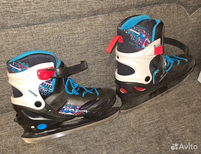 Коньки раздвижные размер 38-41