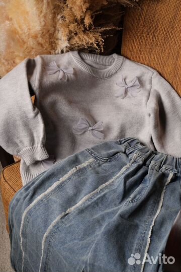 Джинсы брюки для девочки