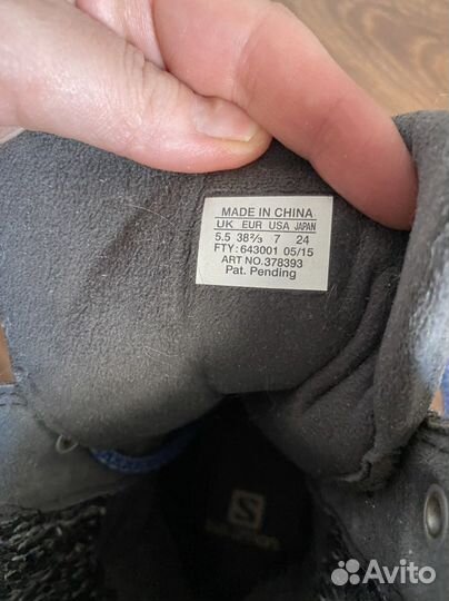 Трекинговые ботинки женские 38 salomon