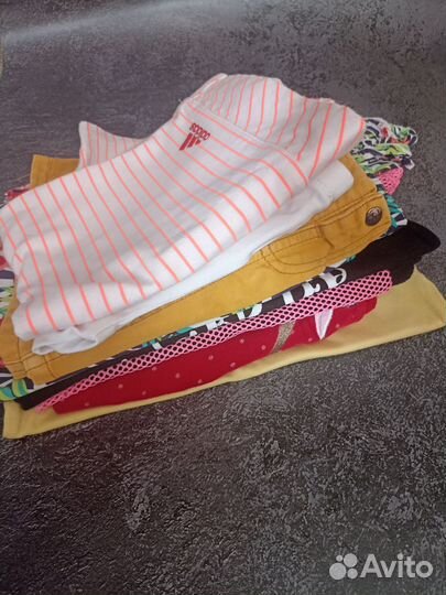 Летние вещи для девочки пакетом 104