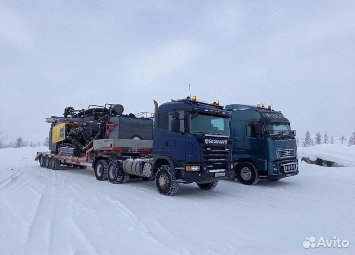 Грузоперевозки негабарита на траллах