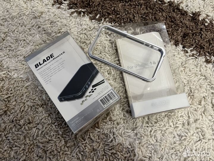 Бампер металлический для iPhone 4 - отдаю 2 шт