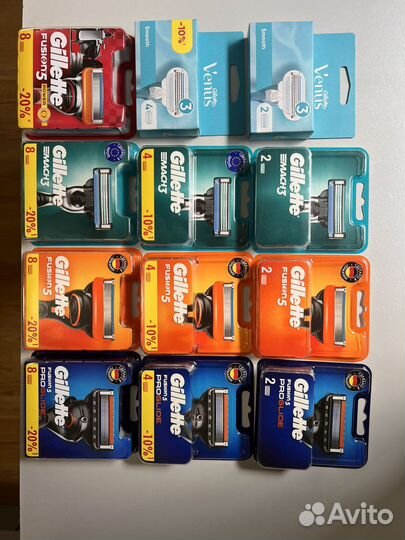 Кассеты для бритья gillette