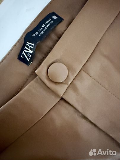 Леггинсы из экокожи Zara