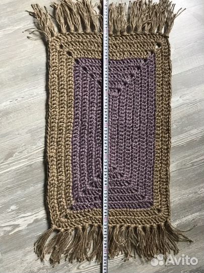 Коврик из джута