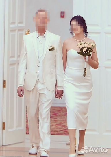 Свадебное платье 46