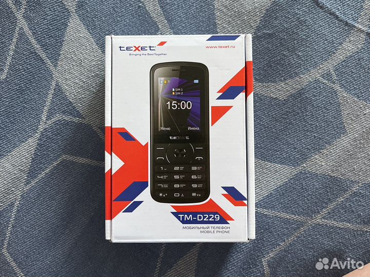 Кнопочный телефон texet