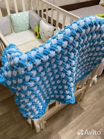 Плед на заказ из Ализе Пуффи ручная работа