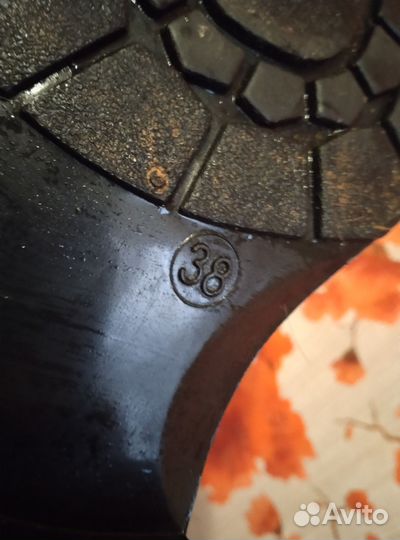 Сапоги женские резин р38