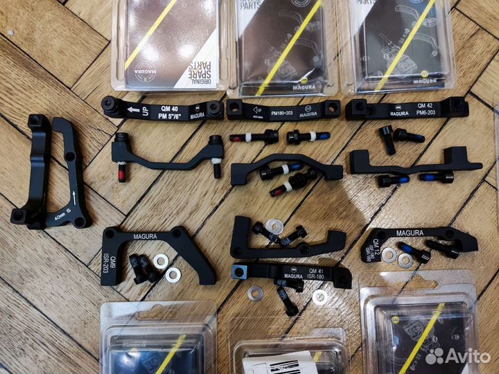 Адаптеры для тормозов+ адаптеры и гайки Centerlock