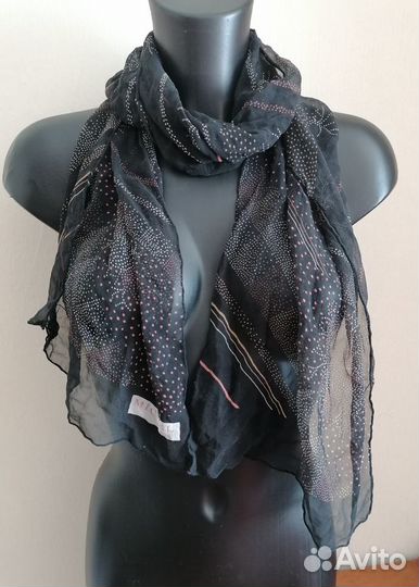 Шарф из натурального шёлка Париж