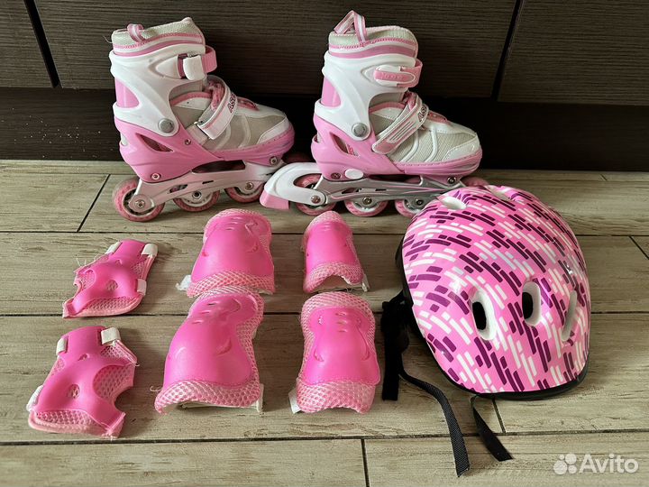 Роликовые коньки 31 34 детские